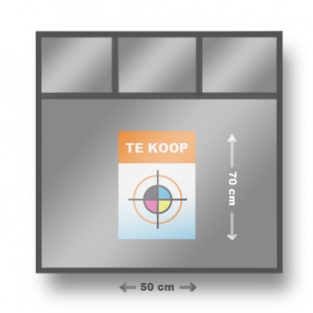 Raambord makelaar KLEIN